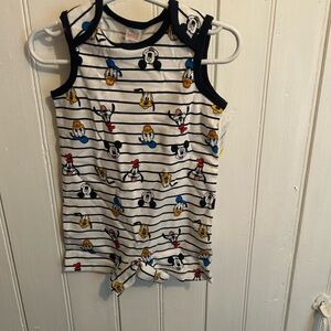 NEW Disney 18m striped Character Sleeveless Romper